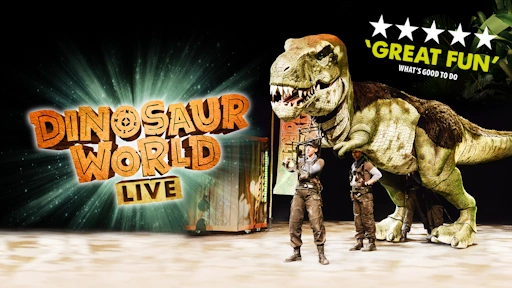 Dinosaur World Live show art