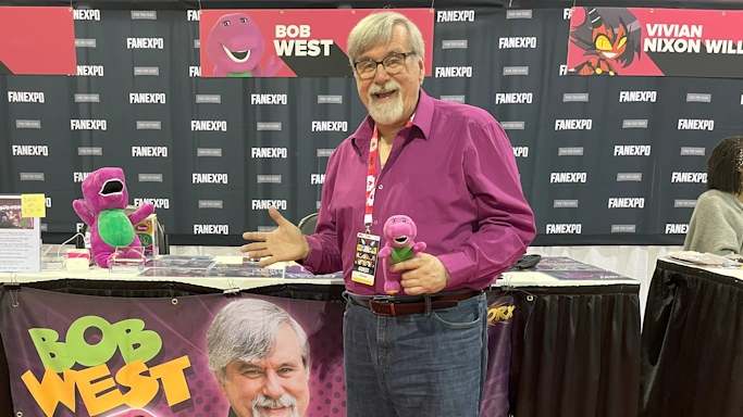 Actor Bob West ('Barney')