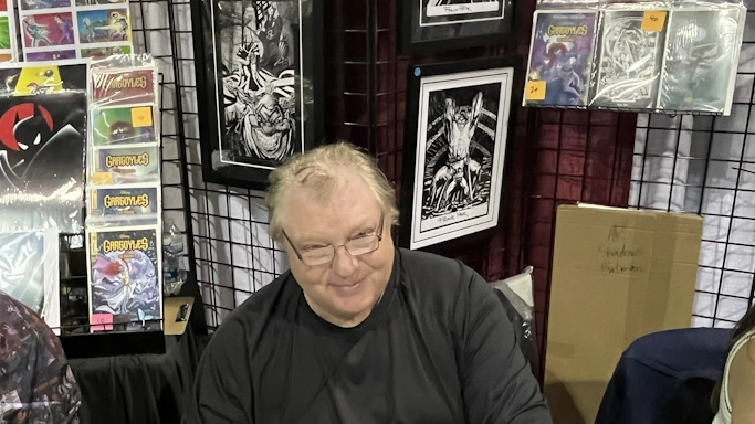 Artist and director Frank Paur ('Batman: The Animated Series', 'Gargoyles') at the Heroic Fine Arts booth at FAN EXPO Chicago 2026