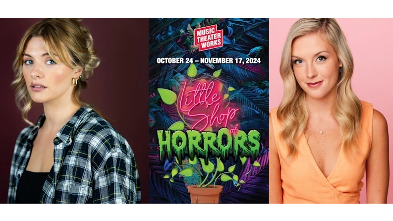 Kayla Shipman ('Audrey') and Kaitlin Feely ('Audrey U/S') star in Music Theater Works' 'Little Shop of Horrors'