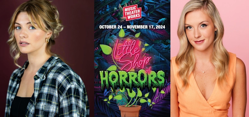 Kayla Shipman ('Audrey') and Kaitlin Feely ('Audrey U/S') star in Music Theater Works' 'Little Shop of Horrors'